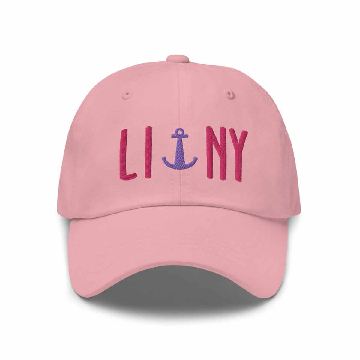 NYC Arch Hat- Burgundy w/ Hot Pink — Lockwood Shop